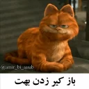😺 emoji گارفیلد| @amir_bi_aasab Telegram sticker 8 of 38