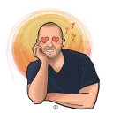 😍 emoji Jony Ive by Tramontana Telegram sticker 14 of 20