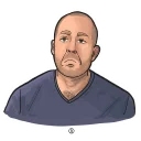 😳 emoji Jony Ive by Tramontana Telegram sticker 13 of 20