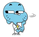 😏 emoji The Amazing World of Gumball Telegram sticker 17 of 52