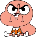 😡 emoji The Amazing World of Gumball Telegram sticker 18 of 52