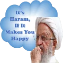 😂 emoji This pack is Haram Telegram sticker 12 of 12
