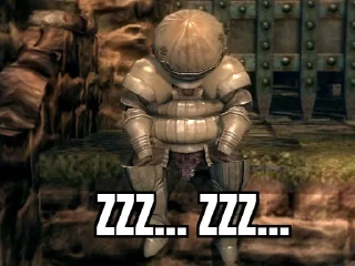 😪 emoji Dark souls related Telegram sticker 7 of 38