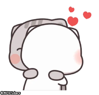 💕 emoji @MHStickers Kawaii Neko Chan 3 Telegram sticker 20 of 25