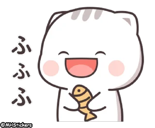 😂 emoji @MHStickers Kawaii Neko Chan 3 Telegram sticker 8 of 25