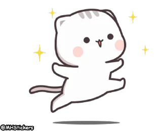 😇 emoji @MHStickers Kawaii Neko Chan 3 Telegram sticker 10 of 25