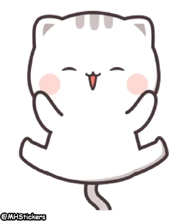 🥳 emoji @MHStickers Kawaii Neko Chan 3 Telegram sticker 13 of 25