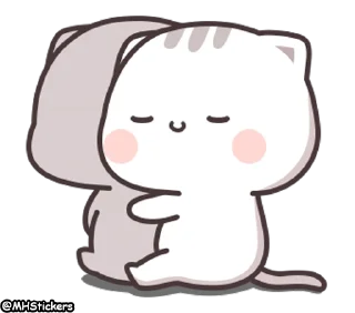 🤗 emoji @MHStickers Kawaii Neko Chan 3 Telegram sticker 9 of 25