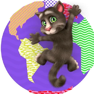 🌎 emoji Talking Tom and friends Telegram sticker 22 of 61