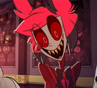 🍾 emoji Alastor The Radio Demon by: @Darkdemons 🍾🧣 Telegram sticker 18 of 69