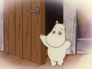 Sticker from Moomin