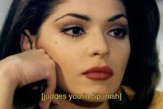 😐 emoji 'In Spanish Meme | @iStickerLand, Telegram sticker 7 of 32