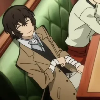 ⏱ emoji dazai ៸ @sukoshidal . Telegram sticker 24 of 55