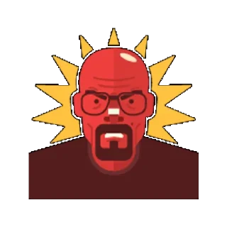 😠 emoji Breaking Bad: Better Call Saul. Telegram sticker 14 of 47