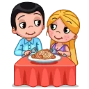 🍝 emoji LoVE-5 @Stickersnew Telegram sticker 18 of 32