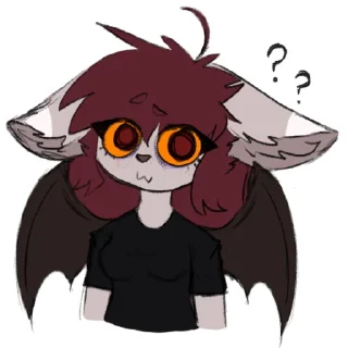 ❓ emoji Dusky Telegram sticker 24 of 81