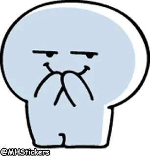 😈 emoji @MHStickers Spoiled Rabbit Smile Person Emoji 2 Telegram sticker 20 of 41