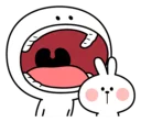 😋 emoji Spoiled Rabbit Smile Person 2 Telegram sticker 21 of 41