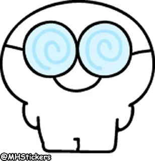 🤓 emoji @MHStickers Spoiled Rabbit Smile Person Emoji 2 Telegram sticker 14 of 41