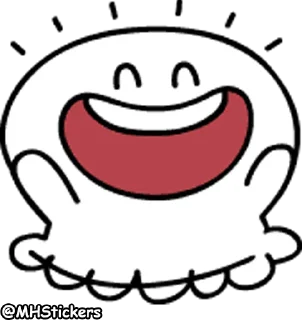 😆 emoji @MHStickers Spoiled Rabbit Smile Person Emoji 2 Telegram sticker 6 of 41