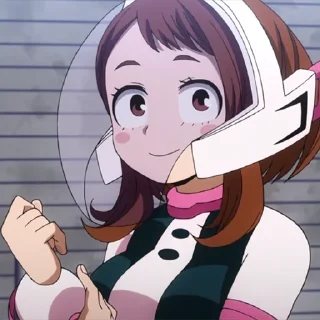 🌸 emoji (@Tengen) Uraraka Ochako Telegram sticker 23 of 50