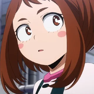 🌸 emoji (@Tengen) Uraraka Ochako Telegram sticker 17 of 50