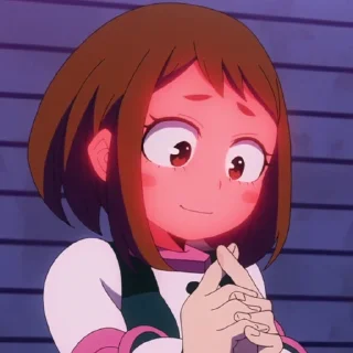 🌸 emoji (@Tengen) Uraraka Ochako Telegram sticker 7 of 50