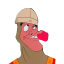 🤒 emoji @STIKERFORALL DRAGON'S LAIR DIRK Telegram sticker 8 of 20