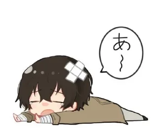 😮‍💨 emoji Бсд чибики Telegram sticker 7 of 17