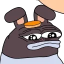😍 emoji Bunny PePe | @QStickers Telegram sticker 11 of 16
