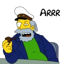 👍 emoji The Simpsons @amishbni Telegram sticker 7 of 94