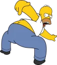 🍑 emoji The Simpsons @amishbni Telegram sticker 18 of 94