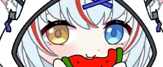 🍉 emoji 单推灰！ Telegram sticker 11 of 30