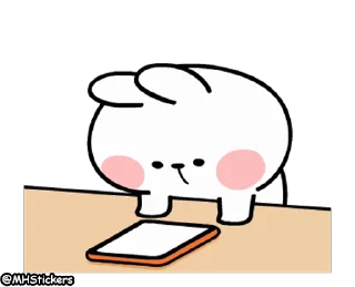 😠 emoji @MHStickers Spoiled Rabbit Feelings Animation Telegram sticker 1 of 25