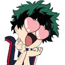 😍 emoji (@Tengen) My Hero Academia 3 Telegram sticker 12 of 120