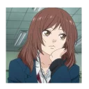 😕 emoji Ao Haru Ride @Nekosticker Telegram sticker 22 of 48