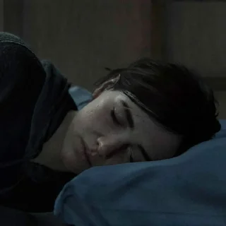😴 emoji The Last of Us - Ellie Telegram sticker 19 of 85