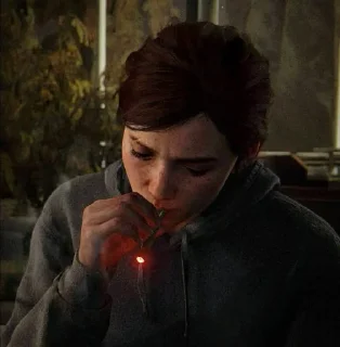 🚬 emoji The Last of Us - Ellie Telegram sticker 23 of 85