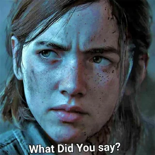 😐 emoji Last Of Us Part 2 Telegram sticker 7 of 53
