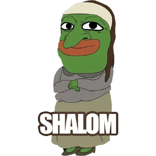 👋 emoji Jew pepe Telegram sticker 7 of 13