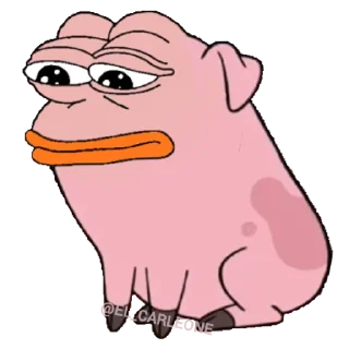 🐸 emoji Bare Pepe's @EL_CARLEONE @MEHDI_HANNIBAL Telegram sticker 5 of 117