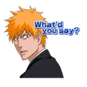 😦 emoji BLEACH @Nekostickerss Telegram sticker 9 of 41