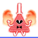 😤 emoji Bill cipher Telegram sticker 18 of 21