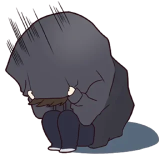 😓 emoji menhera-kun Telegram sticker 23 of 47
