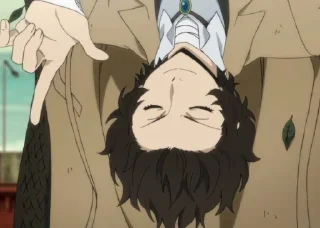 🖤 emoji Dazai [@Shinigami] Telegram sticker 21 of 41