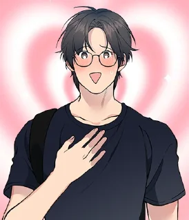 💗 emoji Jundo • Lost in the cloud Telegram sticker 7 of 14