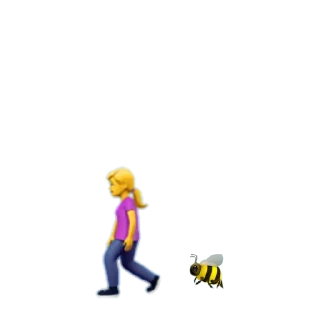 🐝 emoji من و جوجه تیغیم Telegram sticker 14 of 78