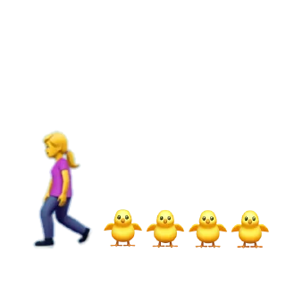🚶‍♀ emoji من و جوجه تیغیم Telegram sticker 9 of 78
