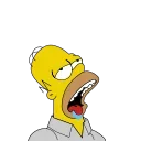 😴 emoji Simpsons @AM_stickers Telegram sticker 10 of 10
