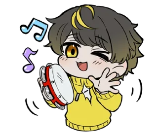 🎶 emoji MBTI Boys (@TodorokiShouto) Telegram sticker 12 of 16
